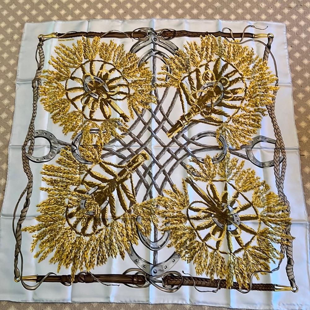 Hermes Silk Scarf